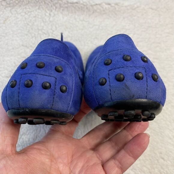 TOD’S BALLET FLATS DEE LACCERTO SUEDE - Picture 4 of 10